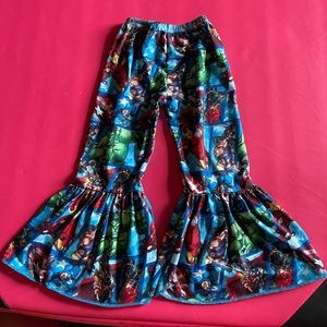 Toddler girl Marvel pants bell bottom pajama 3T